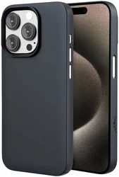 NEKIT Apple iPhone 16 Pro Max Hoesje met MagSafe Back Cover Dun Blauw afbeelding