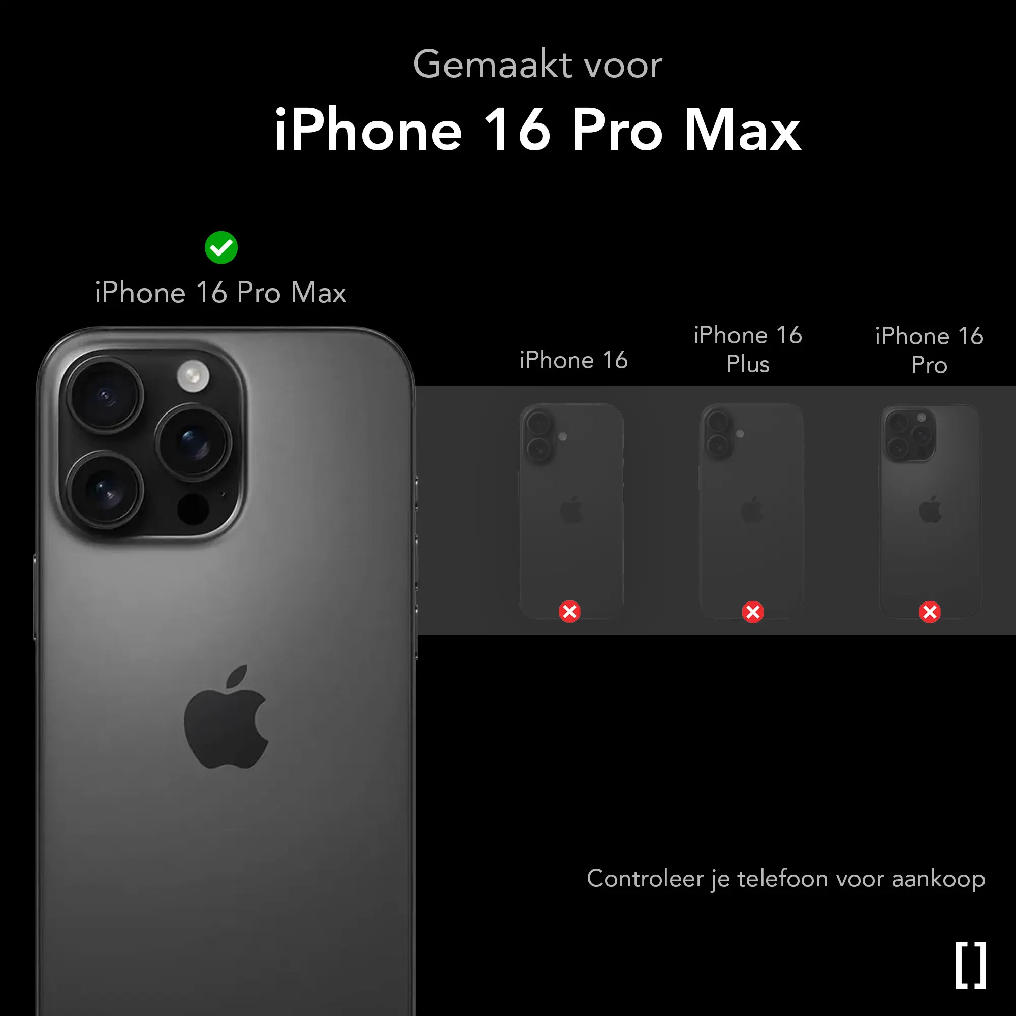 NEKIT Apple iPhone 16 Pro Max Hoesje met MagSafe Back Cover Dun Blauw afbeelding 3