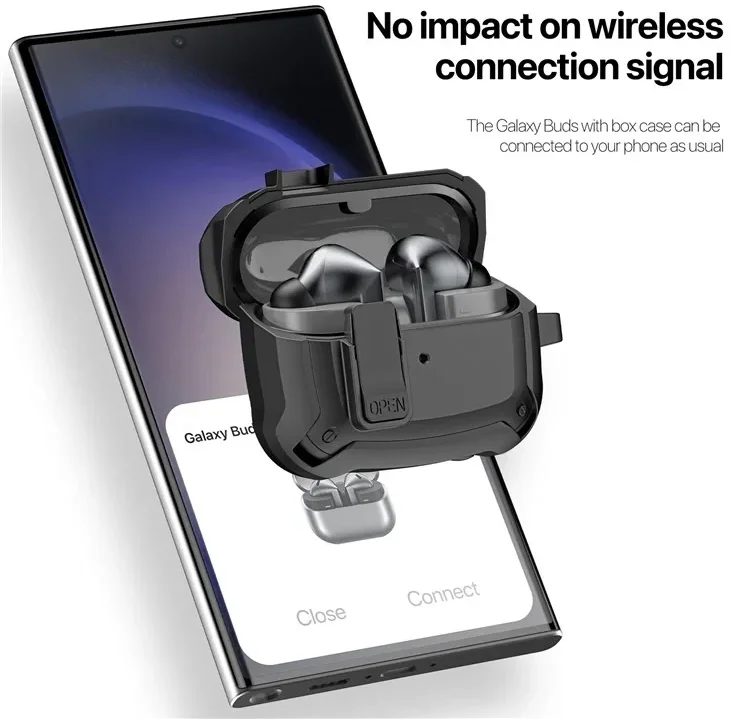 Dux Ducis SECH Case Samsung Galaxy Buds 3 / 3 Pro Hoesje Wit afbeelding 6