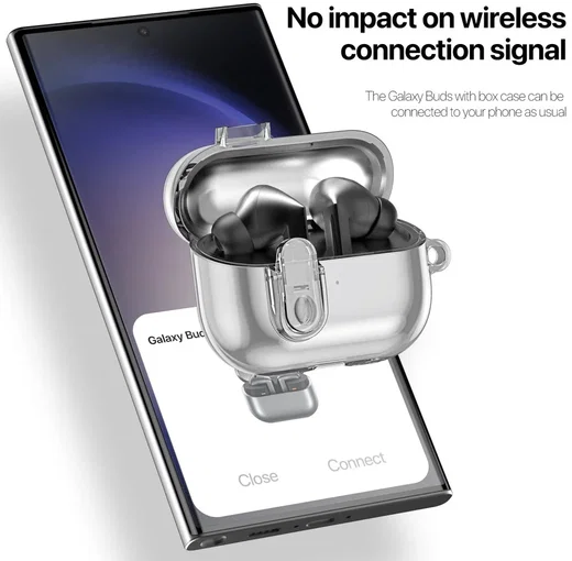 Dux Ducis SECI Samsung Galaxy Buds 3 / 3 Pro Hoesje Transparant afbeelding 5