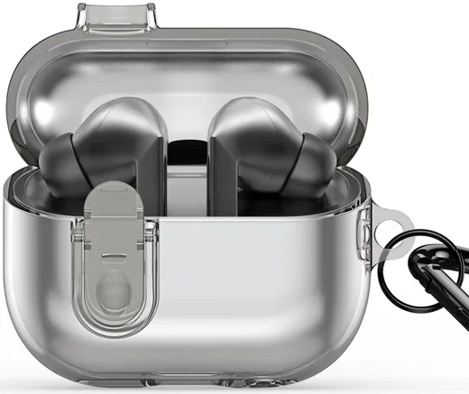 Dux Ducis SECI Samsung Galaxy Buds 3 / 3 Pro Hoesje Grijs afbeelding 2