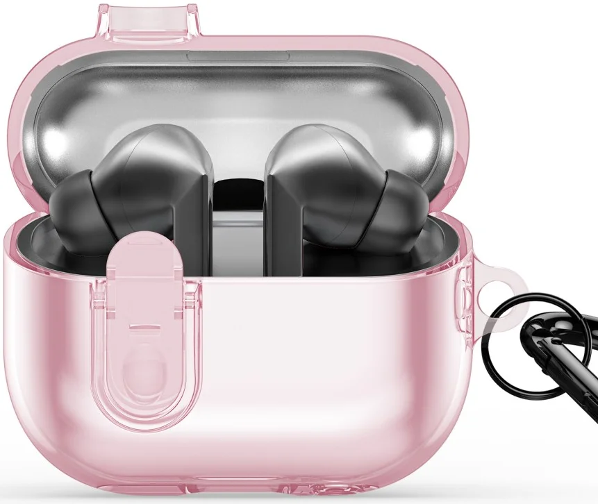 Dux Ducis SECI Samsung Galaxy Buds 3 / 3 Pro Hoesje Roze afbeelding 2
