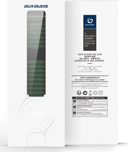 Dux Ducis Strap YC - Universeel Smartwatch 20MM Bandje - Groen afbeelding 7