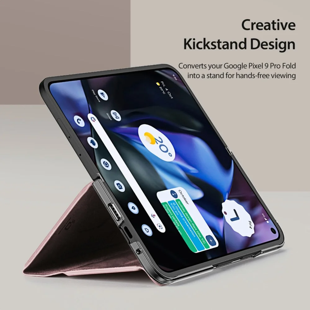 Dux Ducis Bril Google Pixel 9 Pro Fold Hoesje Back Cover Roze afbeelding 10