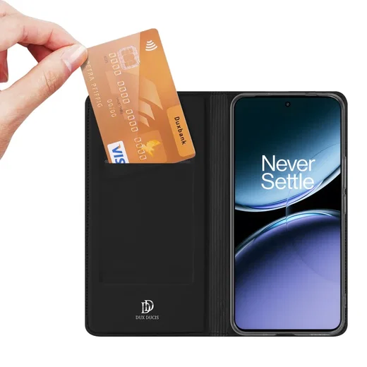 Dux Ducis Skin Pro OnePlus Nord 4 Hoesje Portemonnee Zwart afbeelding 2
