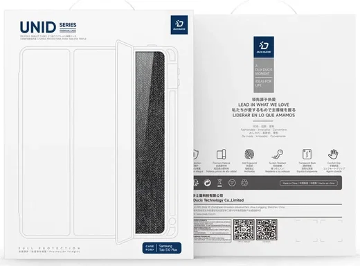 Dux Ducis Unid Samsung Galaxy Tab S10 Plus Hoes Book Case Transparant Zwart afbeelding 13