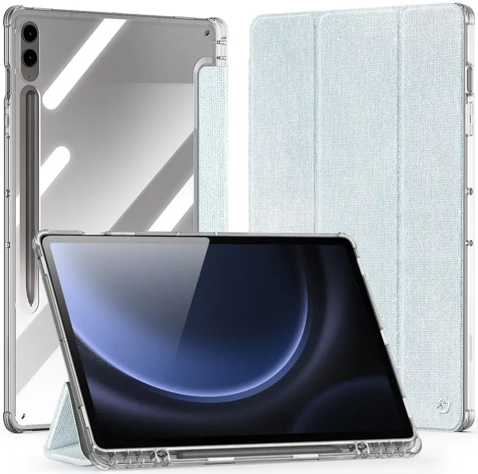 Dux Ducis Unid Samsung Galaxy Tab S10 Plus Hoes Book Case Transparant Blauw afbeelding 1