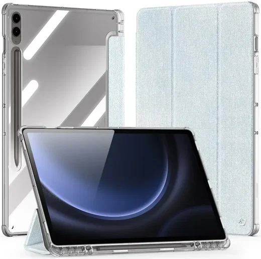 Dux Ducis Unid Samsung Galaxy Tab S10 Plus Hoes Book Case Transparant Blauw afbeelding 1