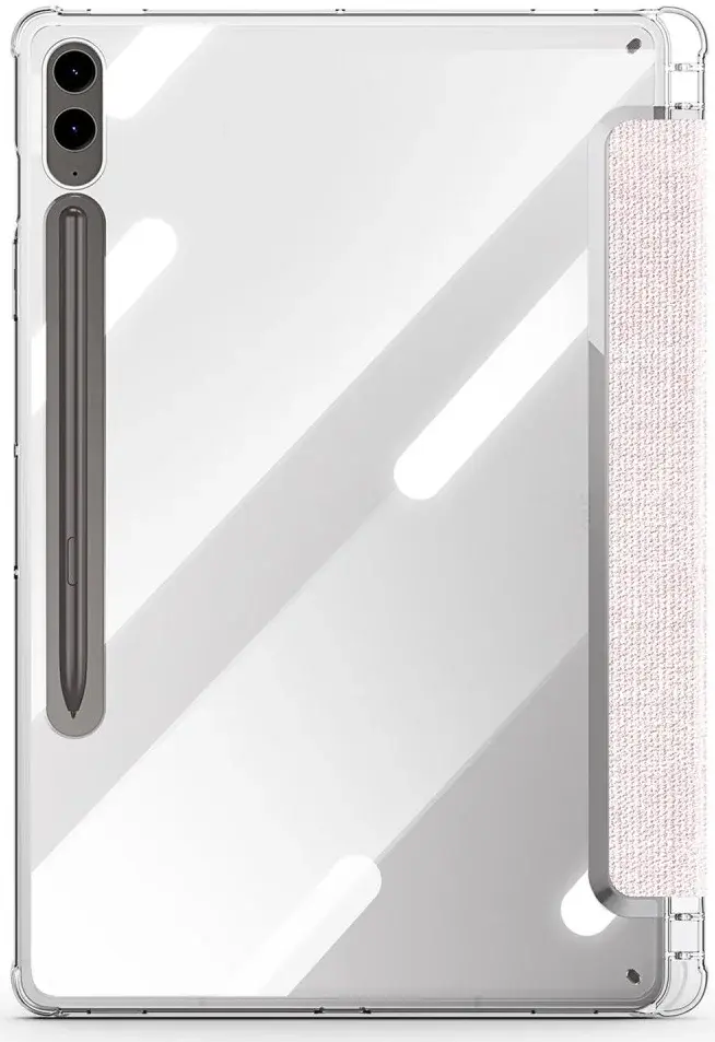 Dux Ducis Unid Samsung Galaxy Tab S10 Plus Hoes Book Case Transparant Roze afbeelding 2