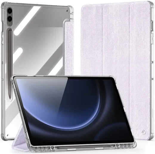 Dux Ducis Unid Samsung Galaxy Tab S10 Plus Hoes Book Case Transparant Paars afbeelding 1