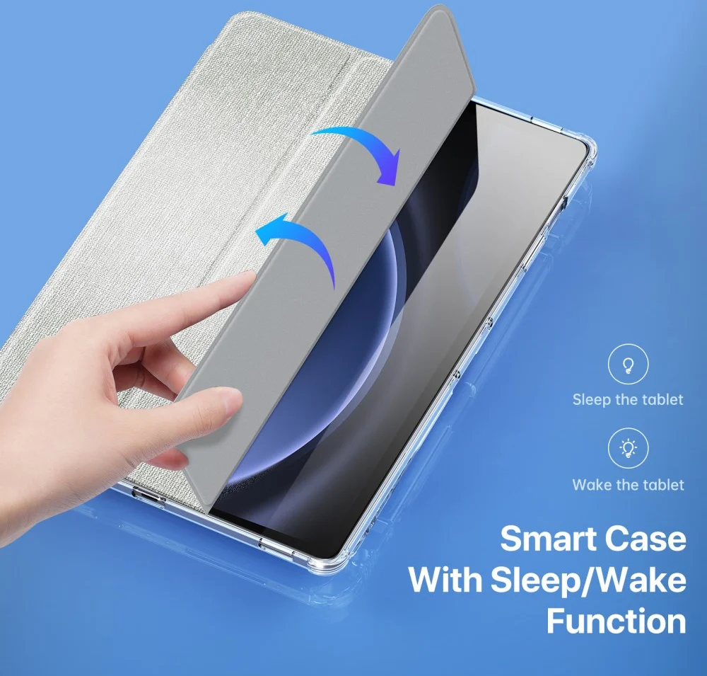 Dux Ducis Unid Samsung Galaxy Tab S10 Plus Hoes Book Case Transparant Groen afbeelding 3