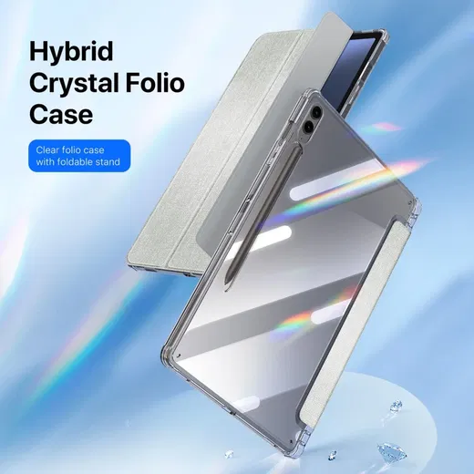 Dux Ducis Unid Samsung Galaxy Tab S10 Plus Hoes Book Case Transparant Groen afbeelding 5