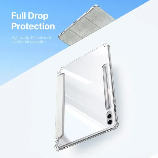 Dux Ducis Unid Samsung Galaxy Tab S10 Plus Hoes Book Case Transparant Groen afbeelding 7