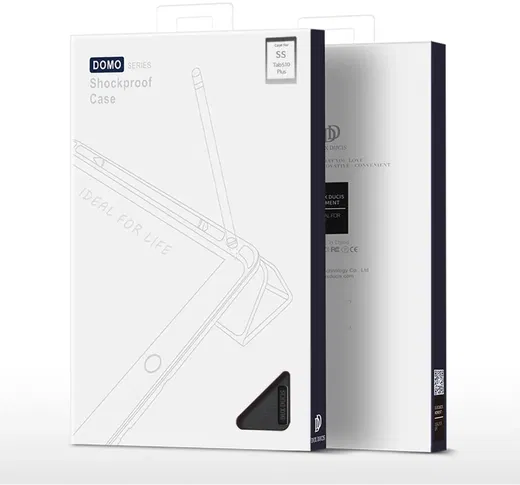 Dux Ducis Domo Samsung Galaxy Tab S10 Plus Hoes Tri-Fold Book Case Zwart afbeelding 11