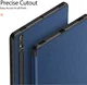 Dux Ducis Domo Samsung Galaxy Tab S10 Plus Hoes Tri-Fold Book Case Blauw afbeelding 10