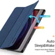 Dux Ducis Domo Samsung Galaxy Tab S10 Plus Hoes Tri-Fold Book Case Blauw afbeelding 4
