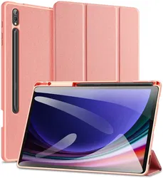 Dux Ducis Domo Samsung Galaxy Tab S10 Plus Hoes Tri-Fold Book Case Roze afbeelding