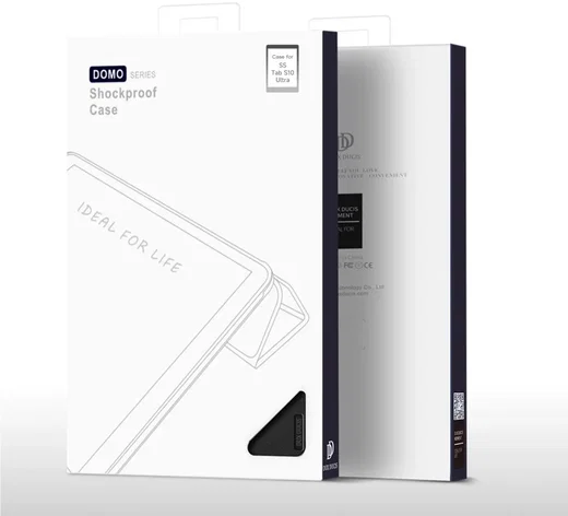 Dux Ducis Domo Samsung Galaxy Tab S10 Ultra Hoes Tri-Fold Book Case Zwart afbeelding 10