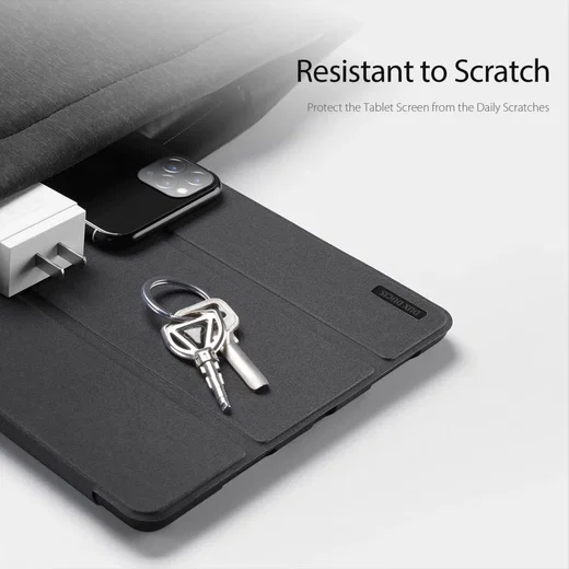 Dux Ducis Domo Samsung Galaxy Tab S10 Ultra Hoes Tri-Fold Book Case Zwart afbeelding 6