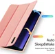 Dux Ducis Domo Samsung Galaxy Tab S10 Ultra Hoes Tri-Fold Book Case Roze afbeelding 2