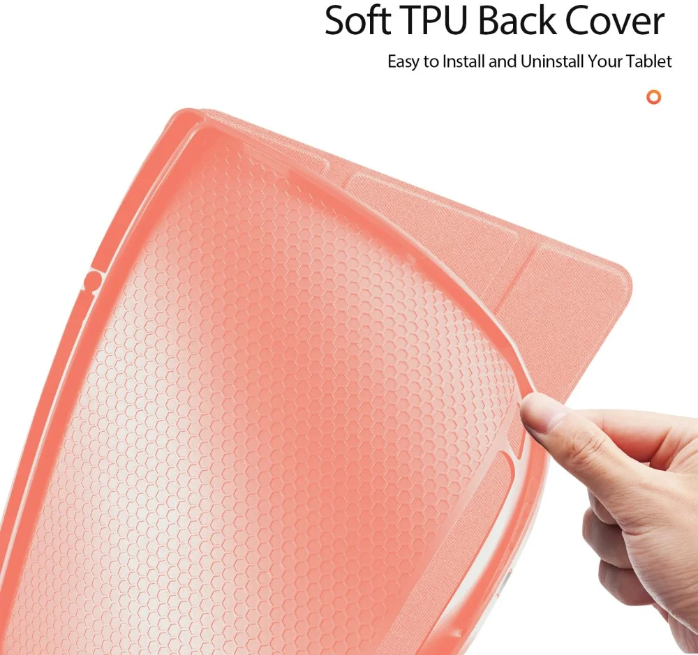 Dux Ducis Domo Samsung Galaxy Tab S10 Ultra Hoes Tri-Fold Book Case Roze afbeelding 8
