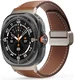 Dux Ducis YA - Samsung Galaxy Watch Ultra Bandje - Echt Leer - Bruin afbeelding 2