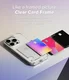 Ringke Fusion Card Apple iPhone 16 Pro Max Hoesje Kaarthouder Transparant afbeelding 6