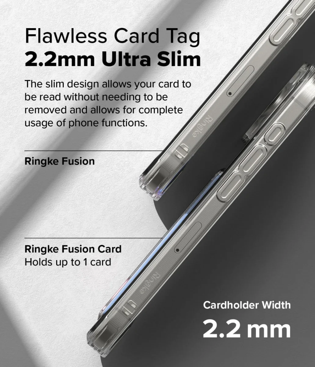 Ringke Fusion Card Apple iPhone 16 Pro Max Hoesje Kaarthouder Transparant afbeelding 8
