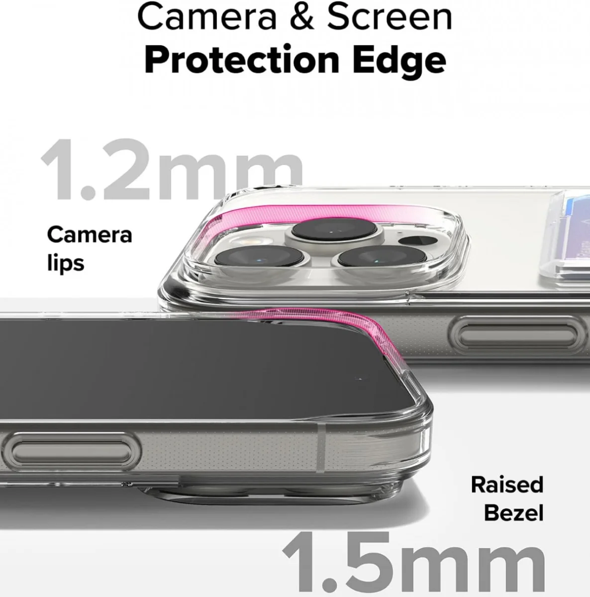 Ringke Fusion Card Apple iPhone 16 Pro Max Hoesje Kaarthouder Transparant afbeelding 9