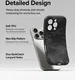 Ringke Onyx Apple iPhone 16 Pro Max Hoesje Flexibel TPU Back Cover Camo Zwart afbeelding 7