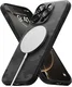 Ringke Onyx Magnetic Apple iPhone 16 Pro Max Hoesje MagSafe Camo Zwart afbeelding 2