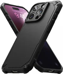 Ringke Rugged Gear iPhone 16 Pro Max Hoesje Back Cover Zwart afbeelding