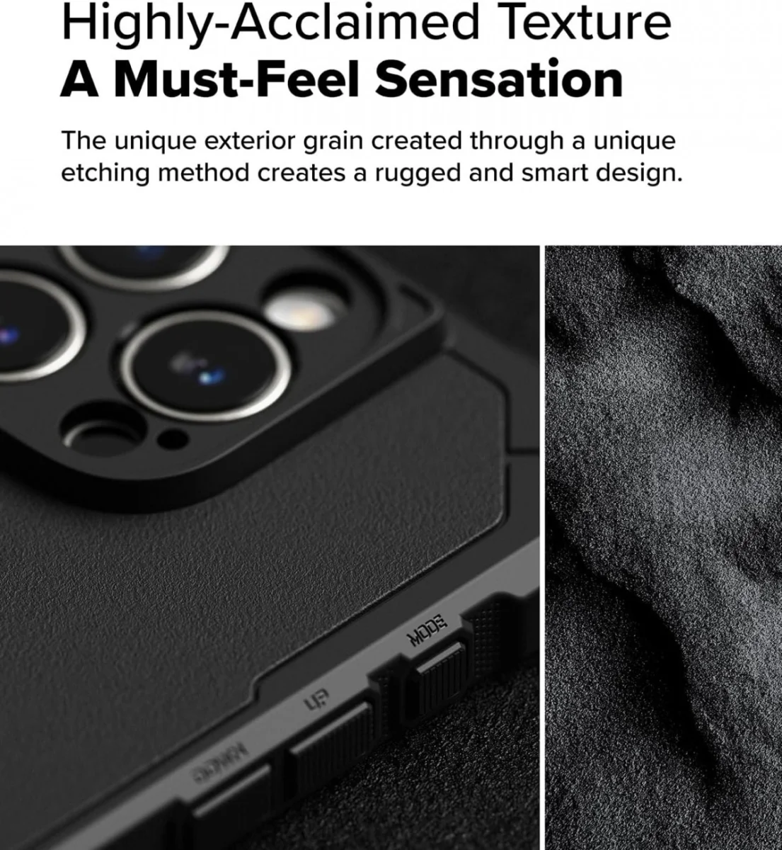 Ringke Rugged Gear iPhone 16 Pro Max Hoesje Back Cover Zwart afbeelding 7