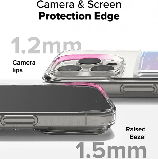 Ringke Fusion Card Apple iPhone 16 Pro Hoesje Kaarthouder Transparant afbeelding 10
