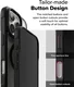Ringke Fusion Bold Magnetic Apple iPhone 16 Pro Hoesje MagSafe Back Cover Zwart afbeelding 8