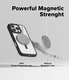Ringke Fusion Bold Magnetic Apple iPhone 16 Pro Hoesje MagSafe Back Cover Zwart afbeelding 9