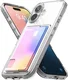 Ringke Fusion Card Apple iPhone 16 Plus Hoesje Kaarthouder Transparant afbeelding 1