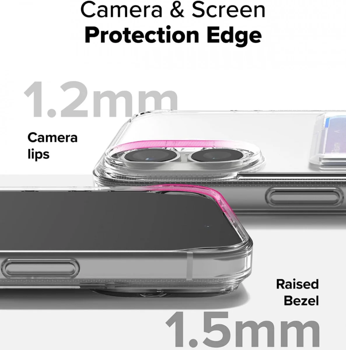 Ringke Fusion Card Apple iPhone 16 Plus Hoesje Kaarthouder Transparant afbeelding 9