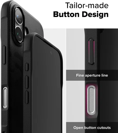 Ringke Onyx Apple iPhone 16 Plus Hoesje Flexibel TPU Back Cover Camo Zwart afbeelding 10