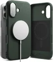 Ringke Onyx Magnetic iPhone 16 Plus Hoesje MagSafe Back Cover Groen