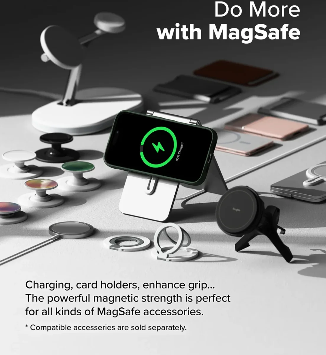 Ringke Onyx Magnetic iPhone 16 Hoesje MagSafe Back Cover Groen afbeelding 8