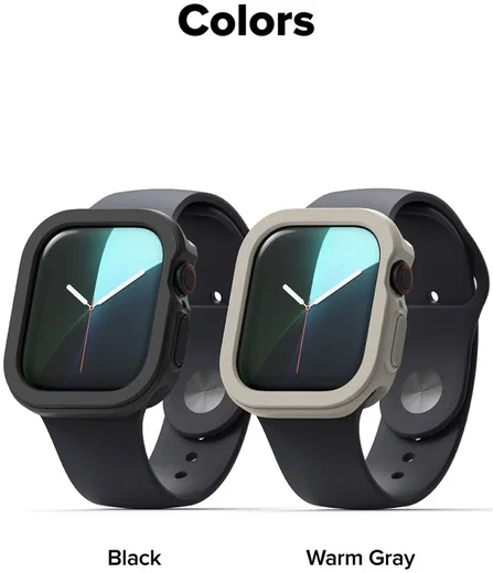 Ringke Air Sports - Apple Watch 11/10 42MM Hoesje - TPU Zwart afbeelding 10
