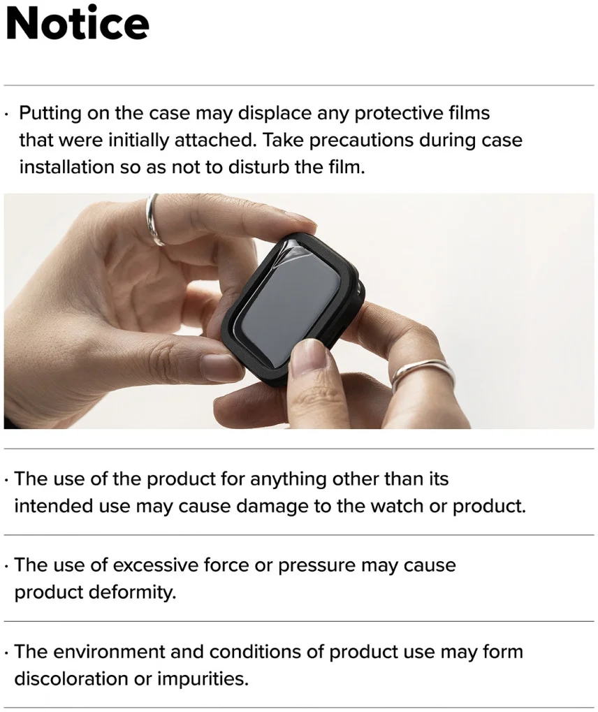Ringke Air Sports - Apple Watch 11/10 42MM Hoesje - TPU Zwart afbeelding 14