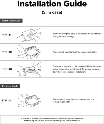Ringke Slim - Apple Watch 11/10 46MM Hoesje - (2P) Transparant & Zwart afbeelding 9