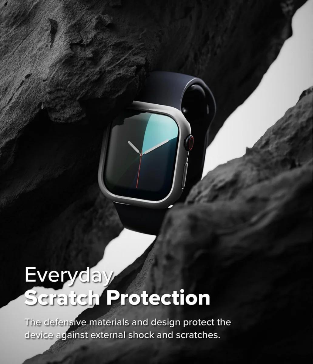 Ringke Slim - Apple Watch 11/10 46MM Hoesje - (2P) Transparant & Grijs afbeelding 3
