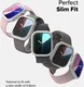 Ringke Slim - Apple Watch 11/10 46MM Hoesje - (2P) Transparant & Grijs afbeelding 6