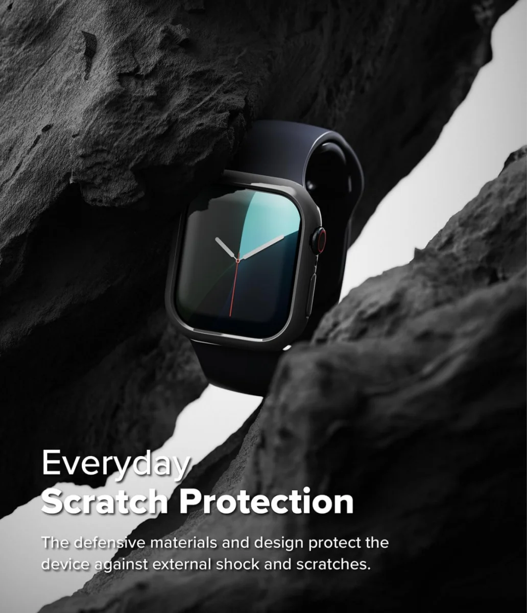Ringke Slim - Apple Watch 11/10 46MM Hoesje - (2P) Transparant & Gray afbeelding 3