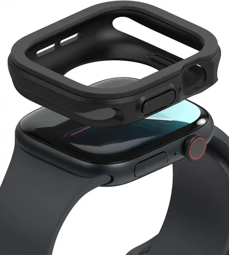 Ringke Air Sports Apple Watch 11/10 46MM Hoesje TPU Zwart afbeelding 1