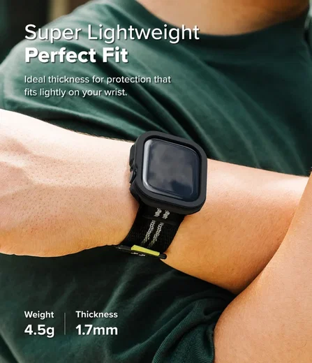 Ringke Air Sports Apple Watch 11/10 46MM Hoesje TPU Zwart afbeelding 3