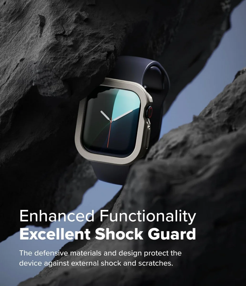 Ringke Air Sports Apple Watch 11/10 46MM Hoesje TPU Grijs afbeelding 5